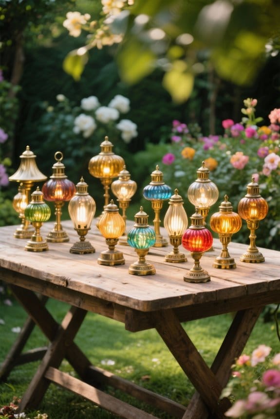 antique brass lighting options