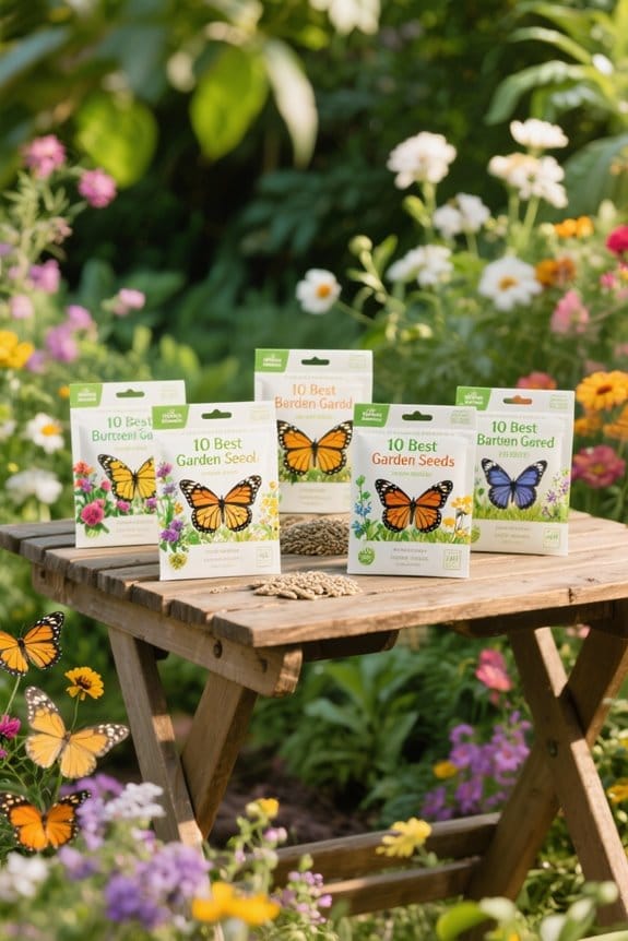 attract butterflies with seeds