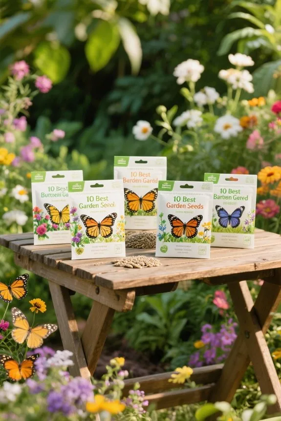 attract butterflies with seeds