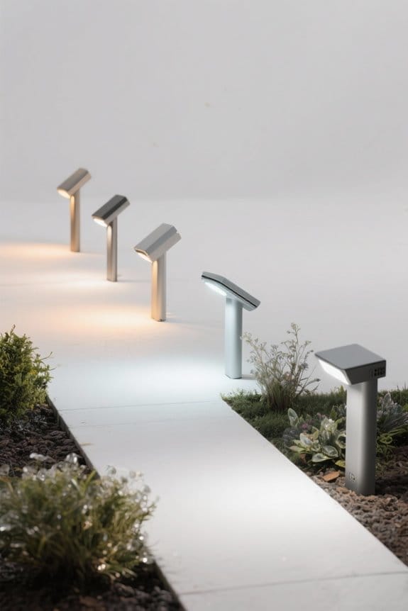 balanced pathway lighting aesthetics