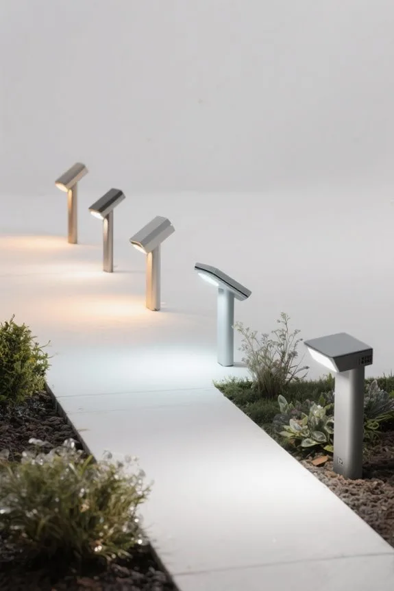 balanced pathway lighting aesthetics