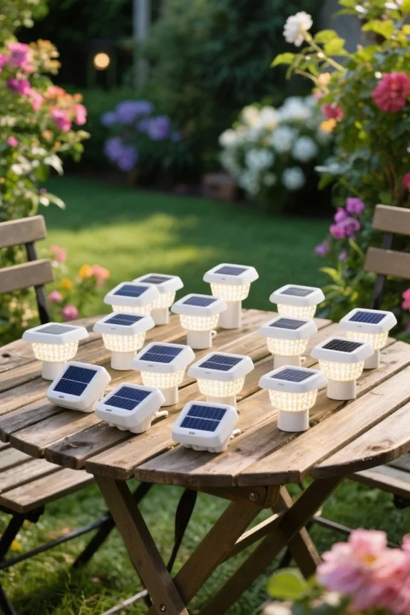 bright white solar lights