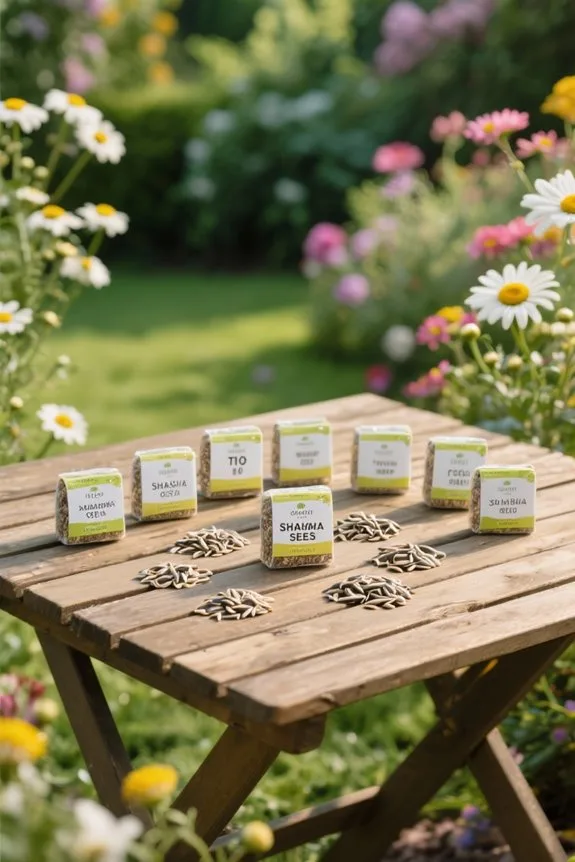 brighten garden with daisies
