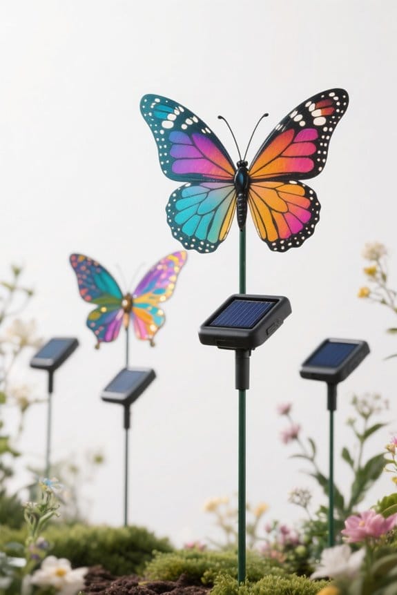 choosing butterfly solar stakes