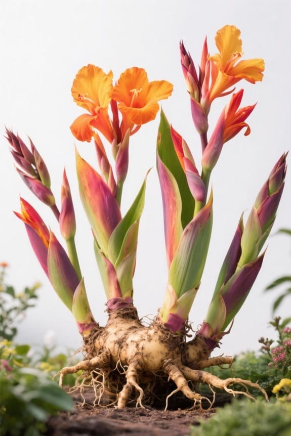 choosing canna lily rhizomes