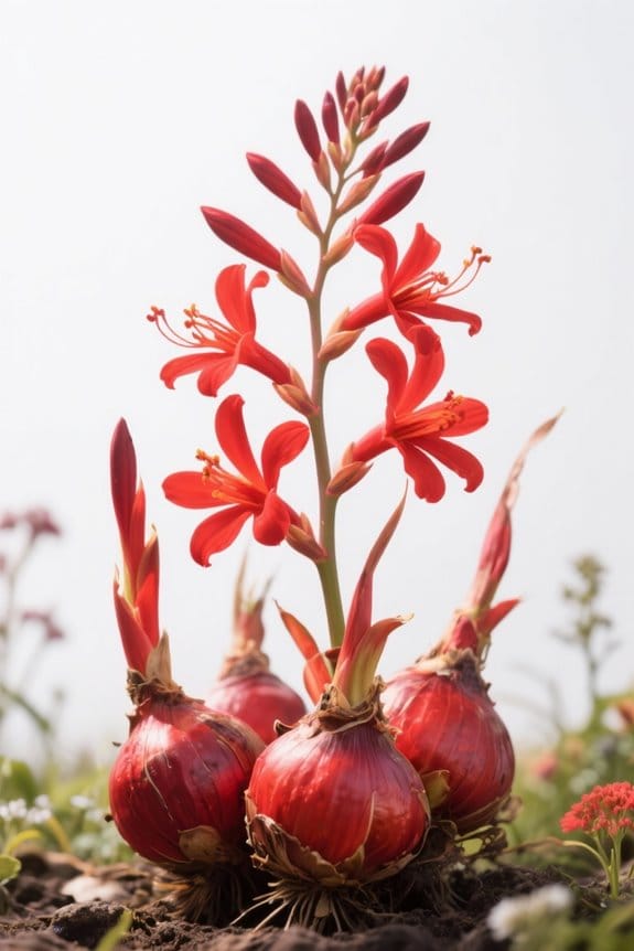 choosing crocosmia lucifer bulbs