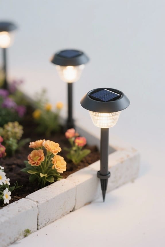 choosing flower bed lights