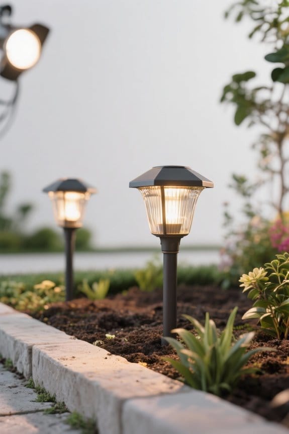choosing garden bed lights