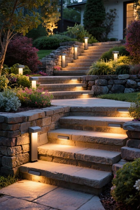choosing outdoor stair lights
