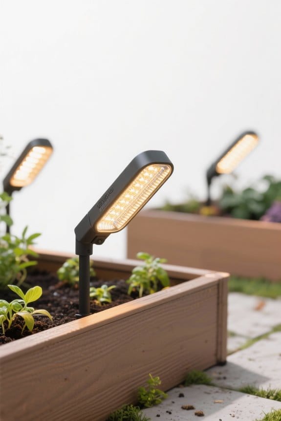 choosing raised bed lights