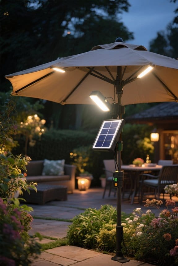 choosing umbrella solar lights