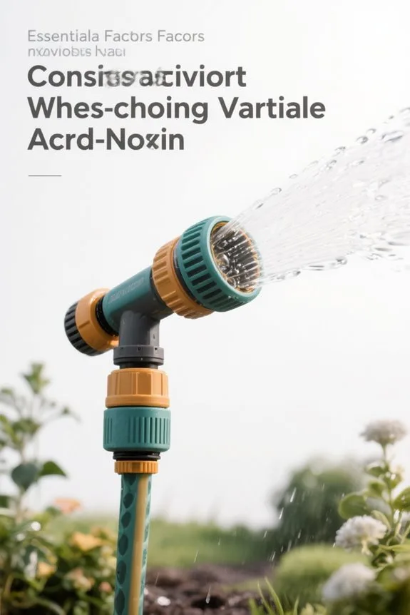 choosing variable arc nozzles
