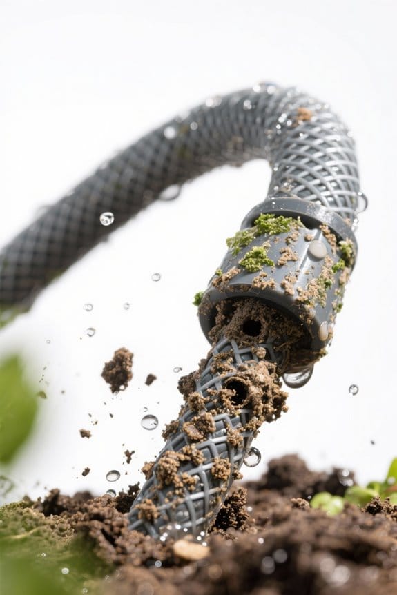 clogging issues in soaker hoses