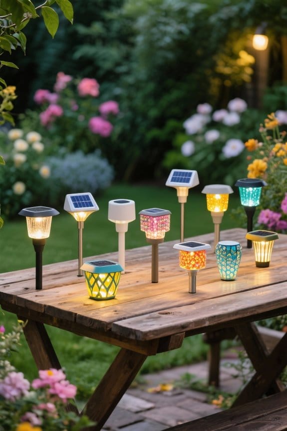 contemporary solar outdoor lighting