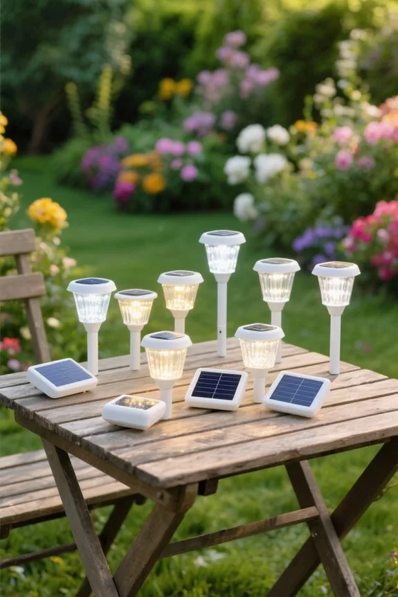 cool white solar lights