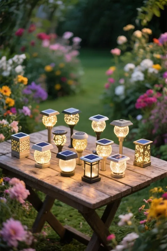 decorative solar lights selection