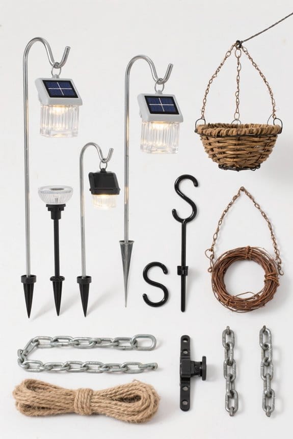 diy hanging solar lights