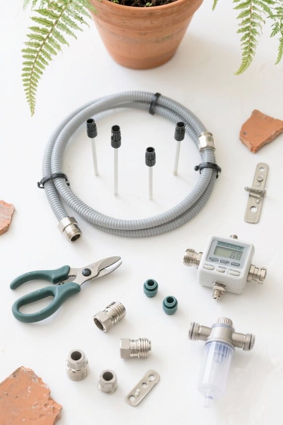 drip system installation supplies