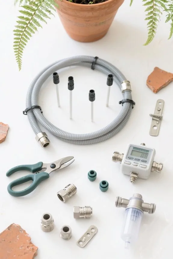 drip system installation supplies