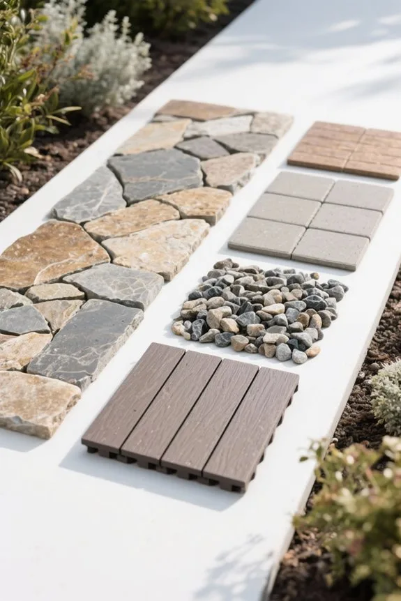 durable pathway material selection