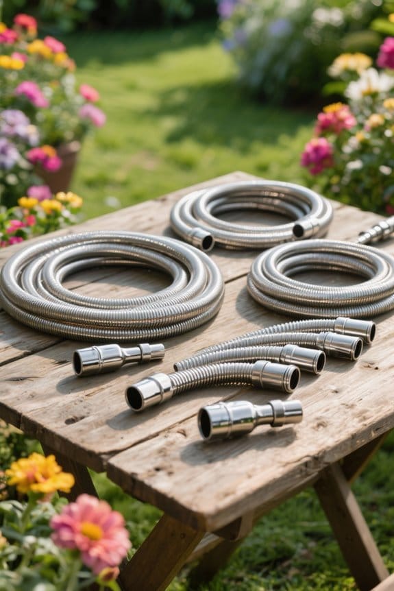 durable stylish stainless steel hoses