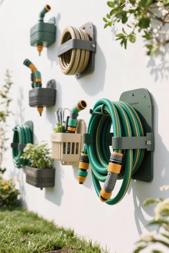 effective garden hose storage