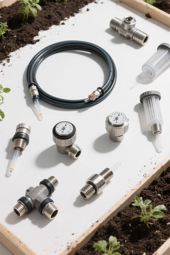 efficient built in irrigation supplies