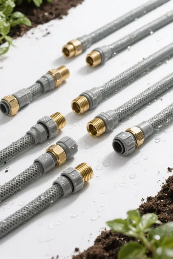 efficient soaker hose connections