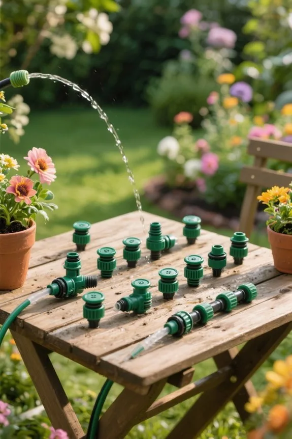 efficient watering with emitters