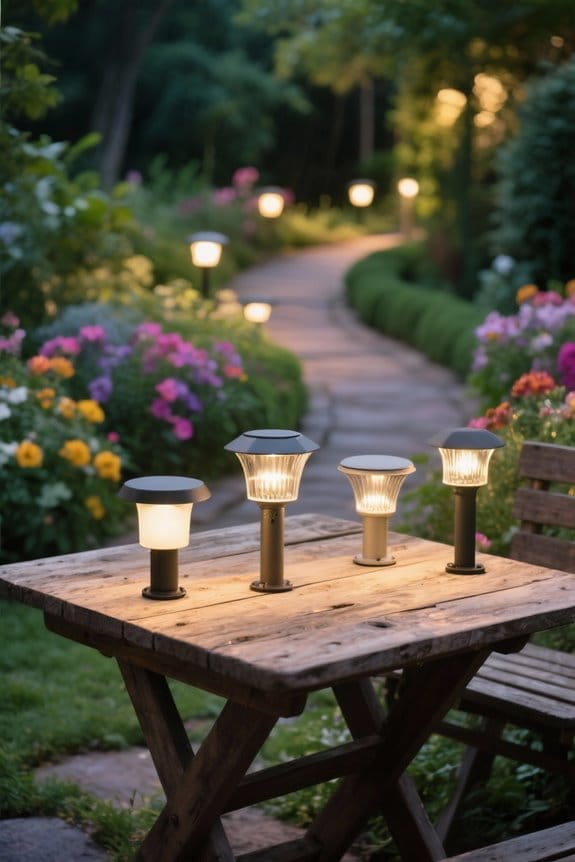 elegant outdoor accent lighting