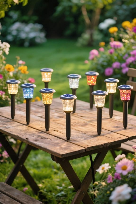 elegant outdoor column lighting