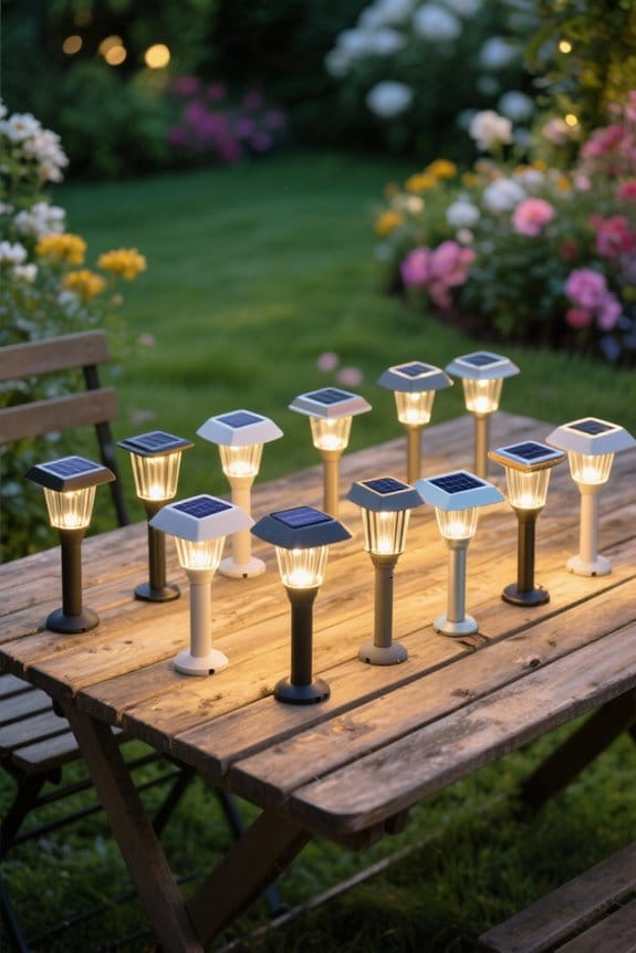 elegant solar lights selection