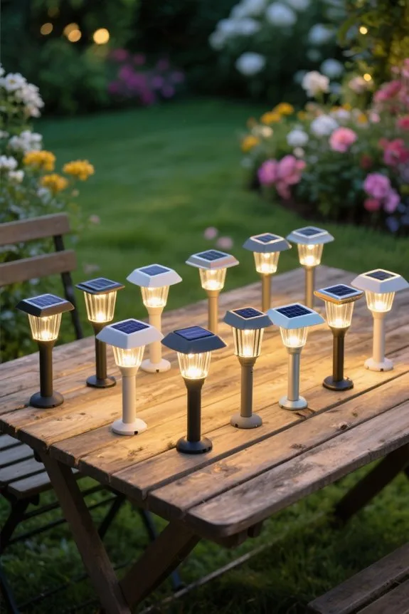 elegant solar lights selection