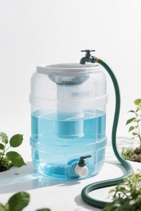 ensure safe rainwater usage