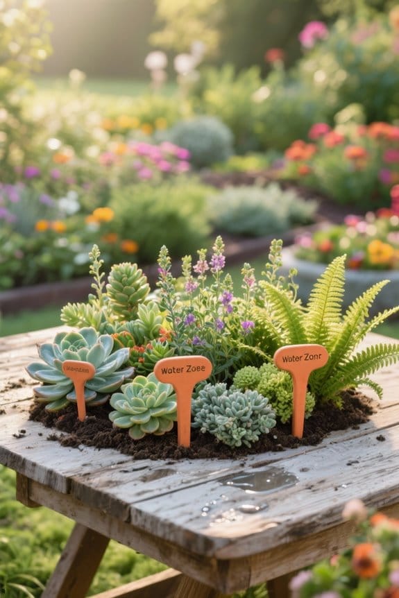 grouping plants by water
