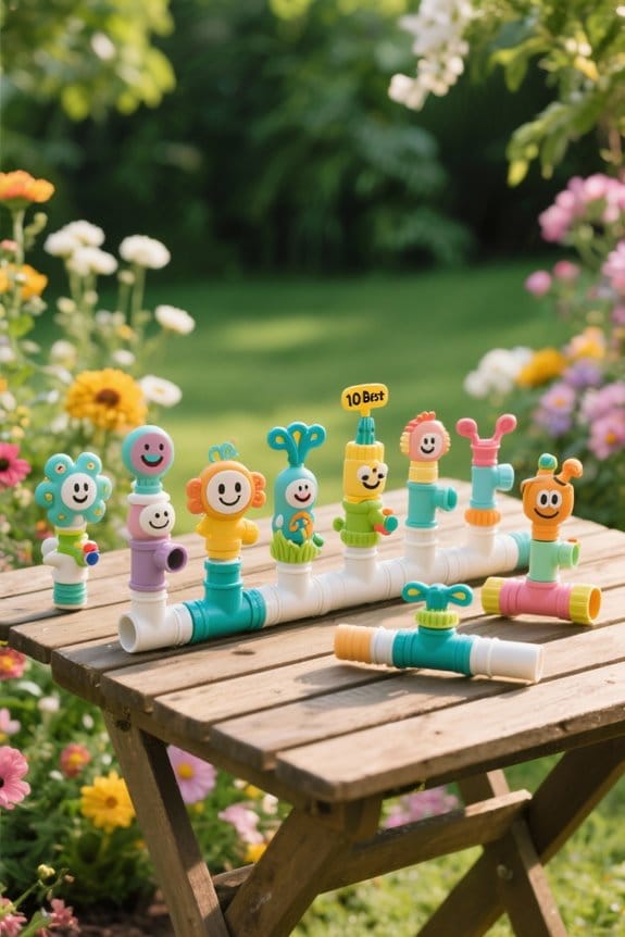 humorous garden pipe designs