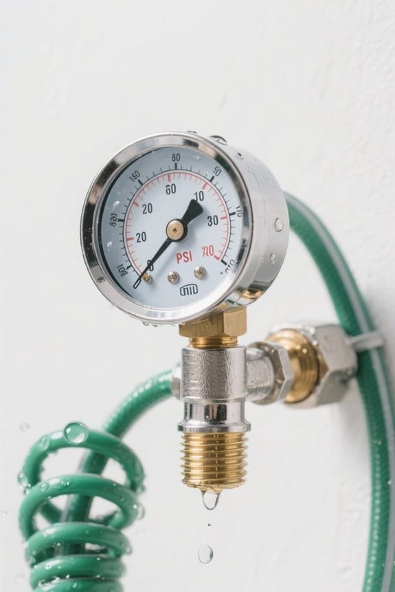 initial supply pressure measurement
