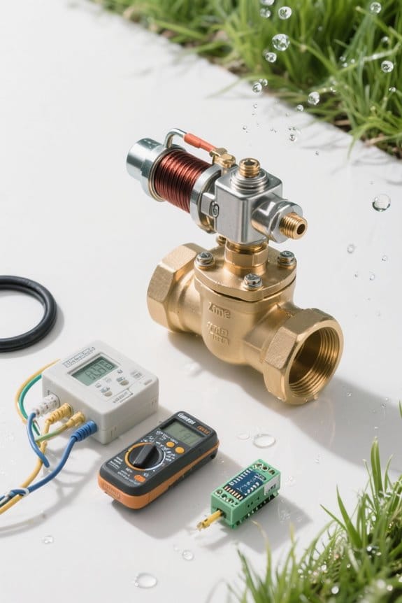 inspect mechanical sprinkler components
