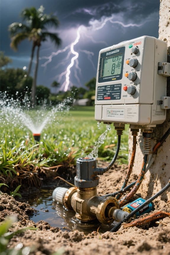 irrigation timer error causes
