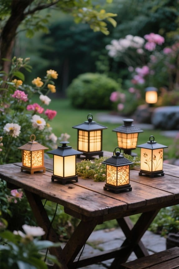 japanese garden lighting options
