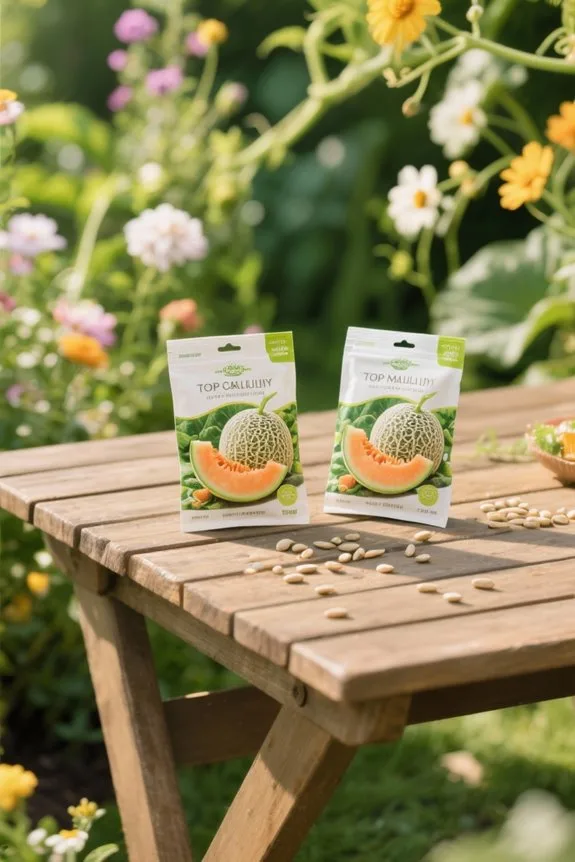 juicy cantaloupe seeds selection
