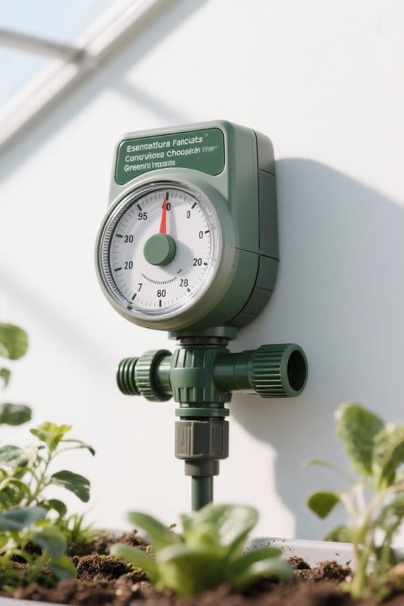 key greenhouse watering features