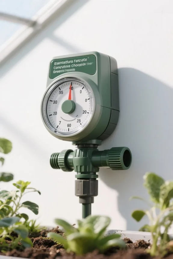 key greenhouse watering features