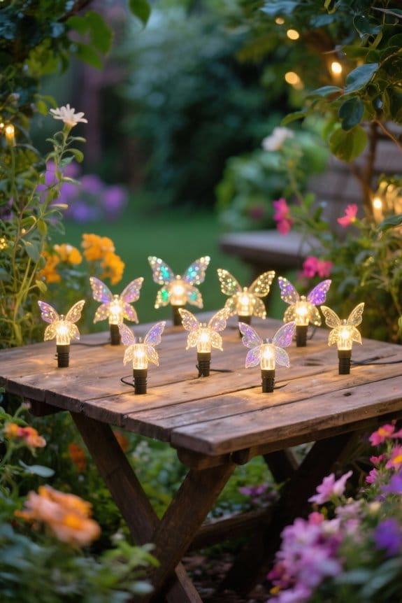 magical outdoor fairy lights