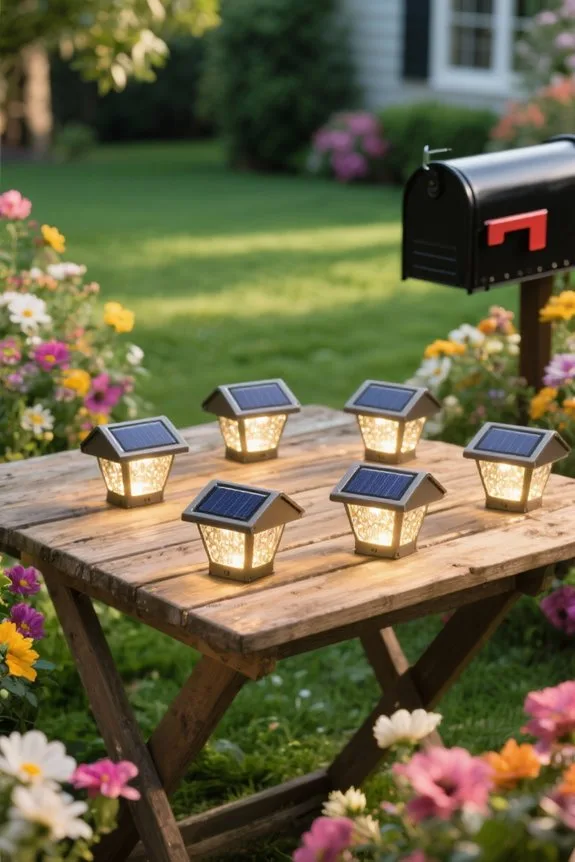 mailbox solar lights selection