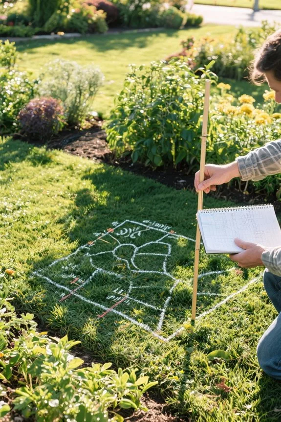 map sunlight for gardening