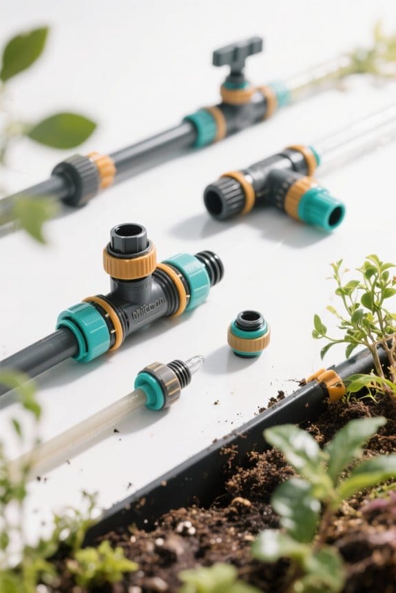micro irrigation part selection