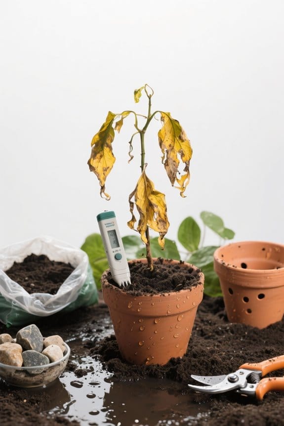 mitigate overwatering damage quickly