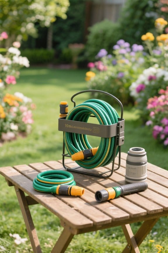 optimal garden hose organization