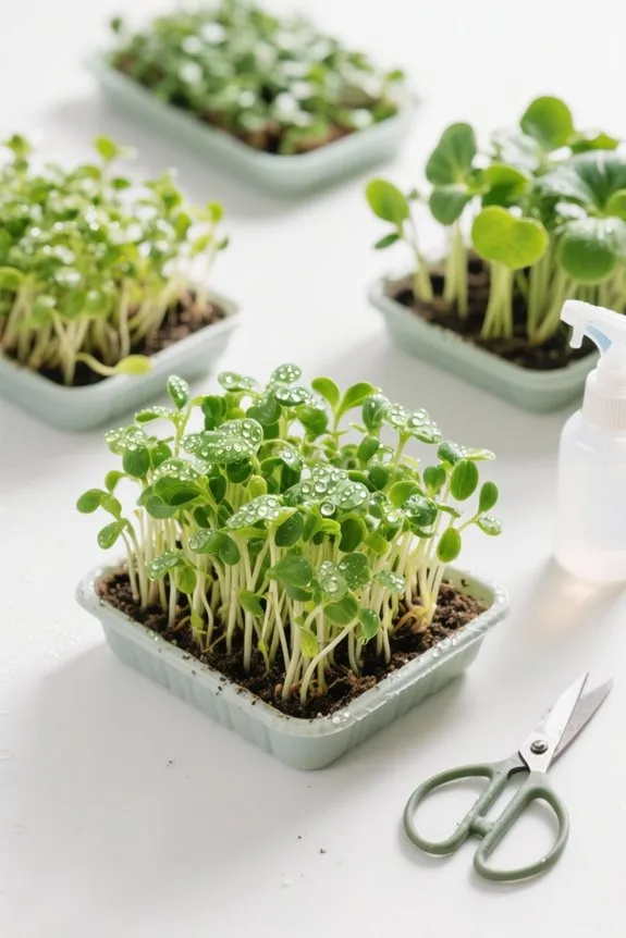 optimal microgreens growth practices
